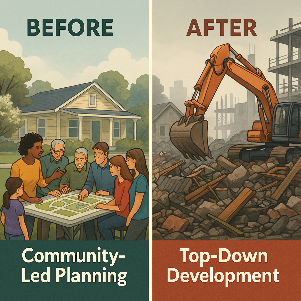 Community-led Planning not top-down development